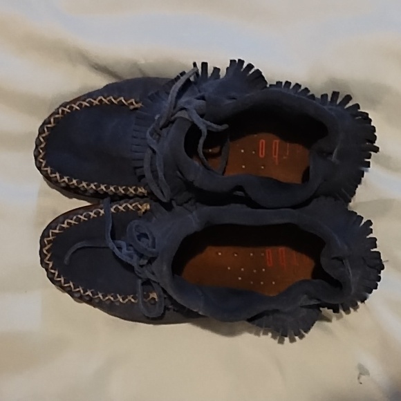 Barbo moccasins size 5, blue, never worn - Picture 2 of 6